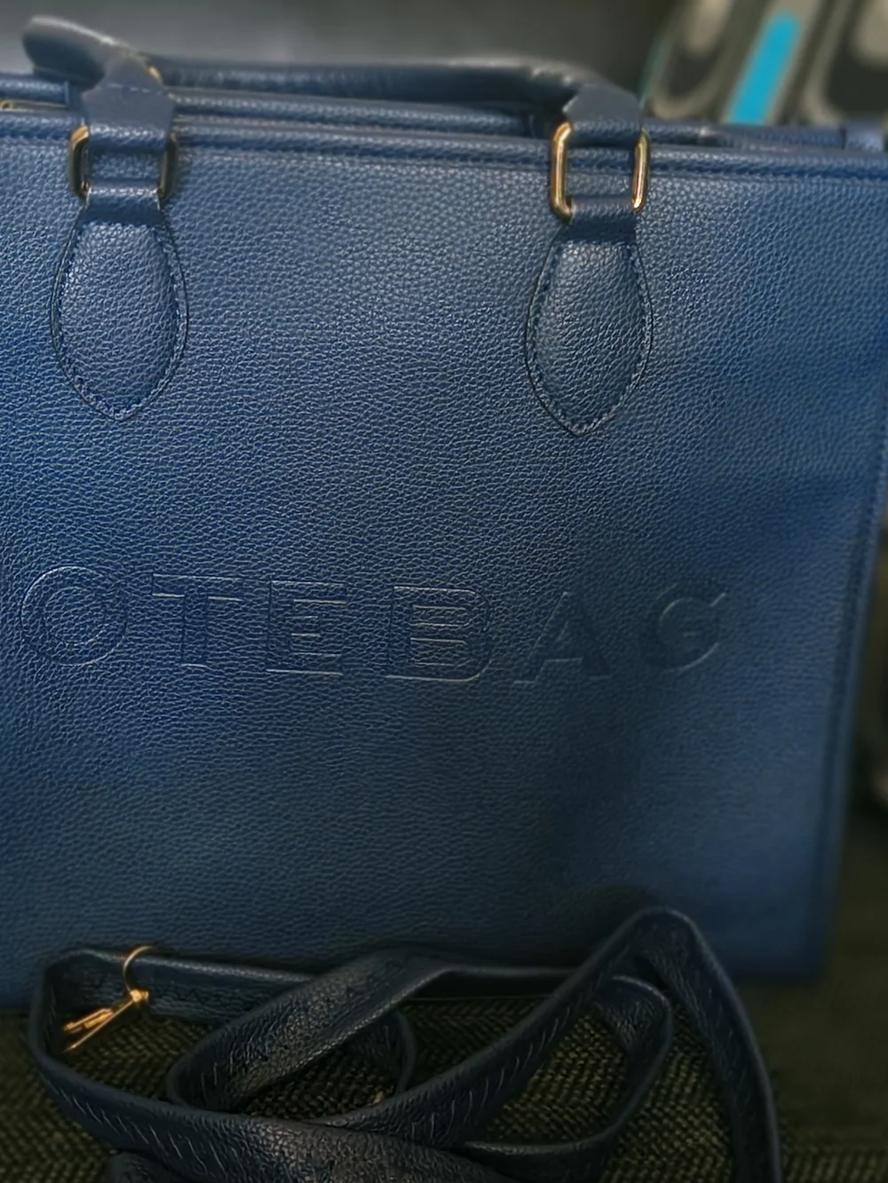 Navy Tote Bag for Women